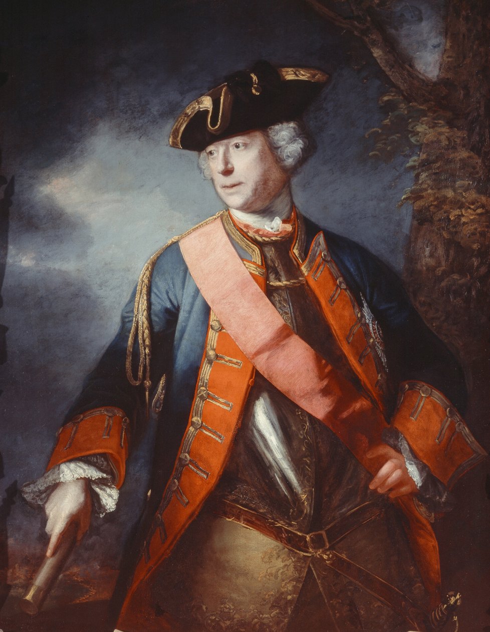 Feltmarskalk Jean Louis Ligonier (1680-1770) ca. 1755 av Joshua Reynolds