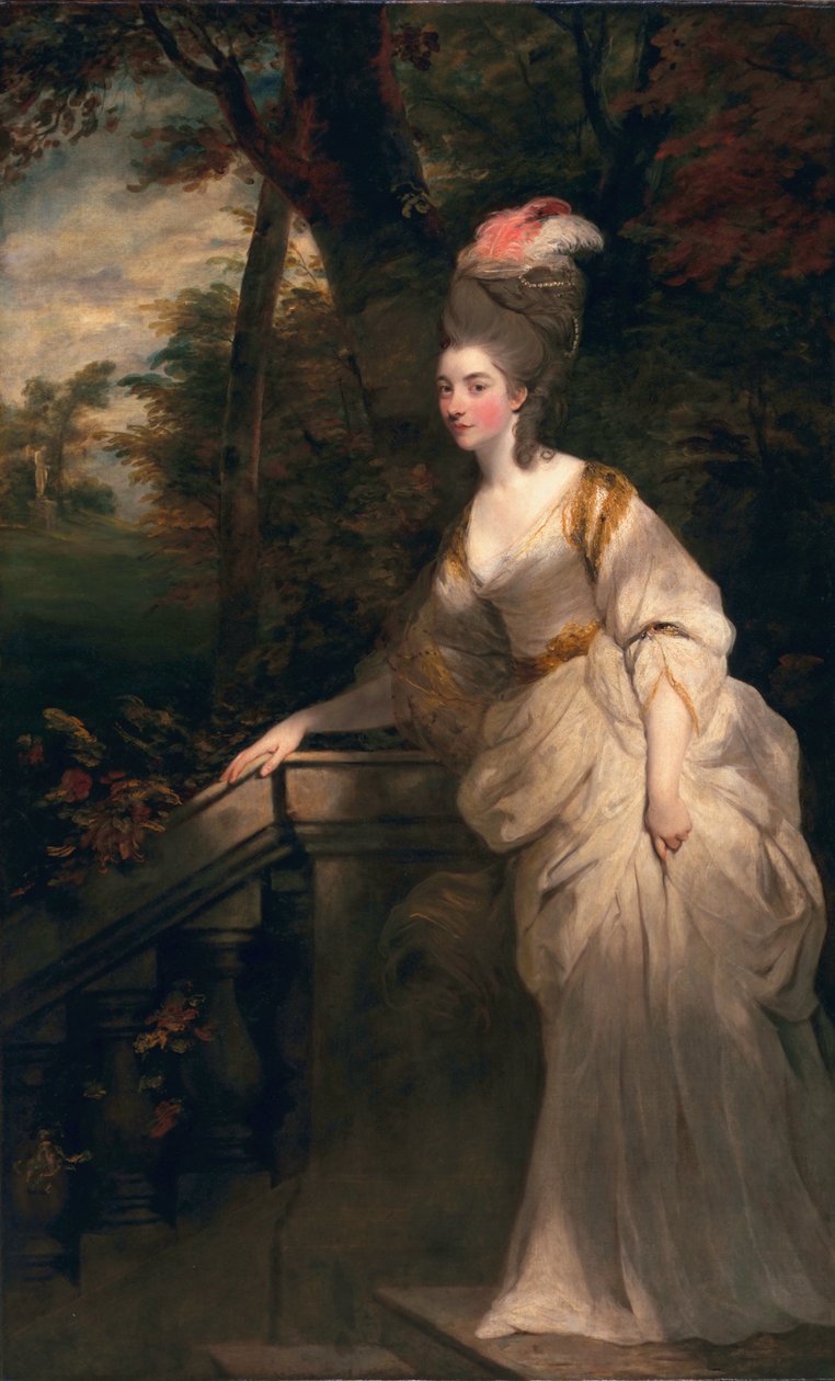 Georgiana Cavendish, hertuginne av Devonshire, ca. 1775-76 av Joshua Reynolds