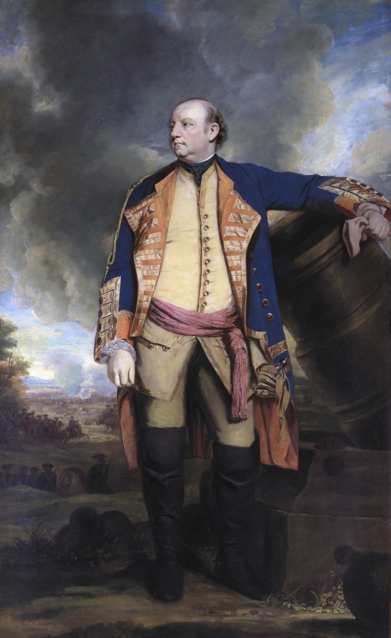 John Manners (1721-70) Marquess of Granby, ca. 1763 av Joshua Reynolds