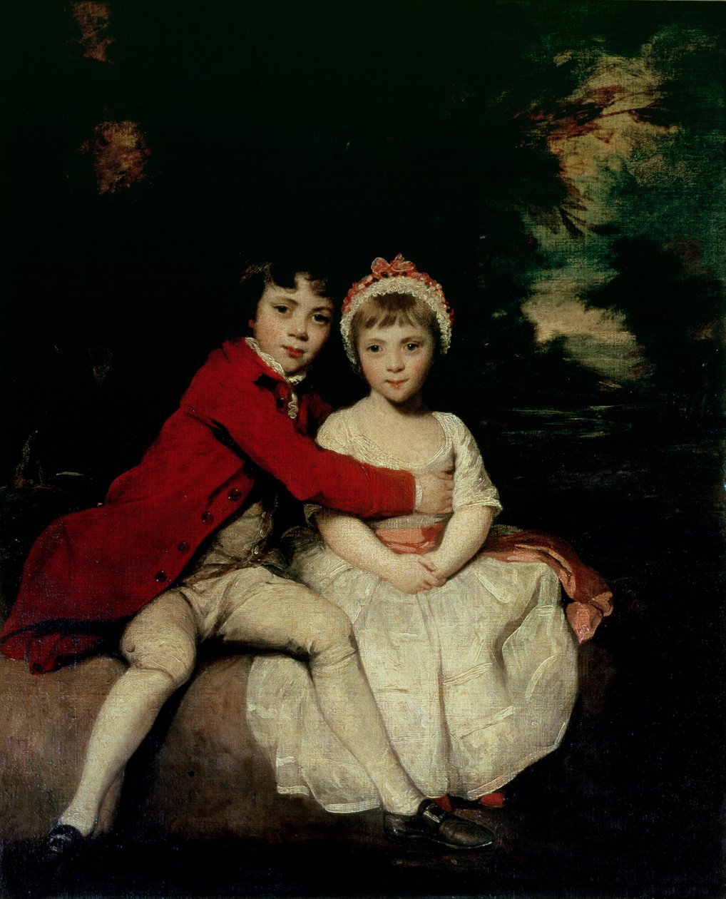 John Parker og hans søster Theresa, 1779 av Joshua Reynolds