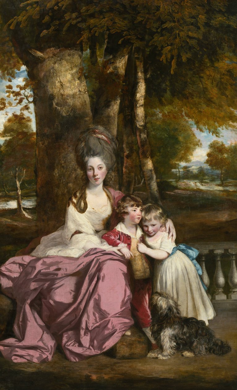 Lady Elizabeth Delmé og hennes barn av Joshua Reynolds