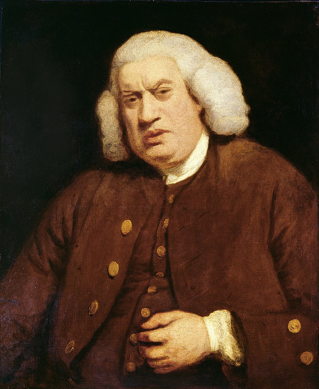 Portrett av Dr. Samuel Johnson (1709-84) av Joshua Reynolds
