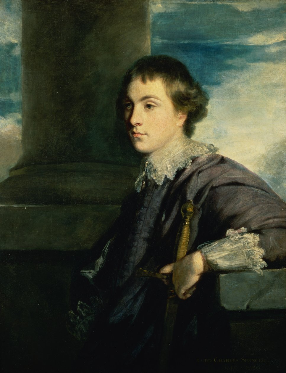 Portrett av John Charles Spencer, Lord Althorp av Joshua Reynolds