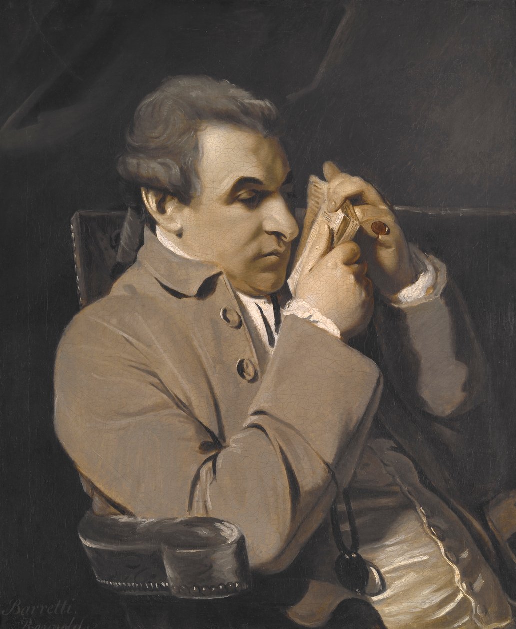 Portrett av Joseph Baretti av Joshua Reynolds