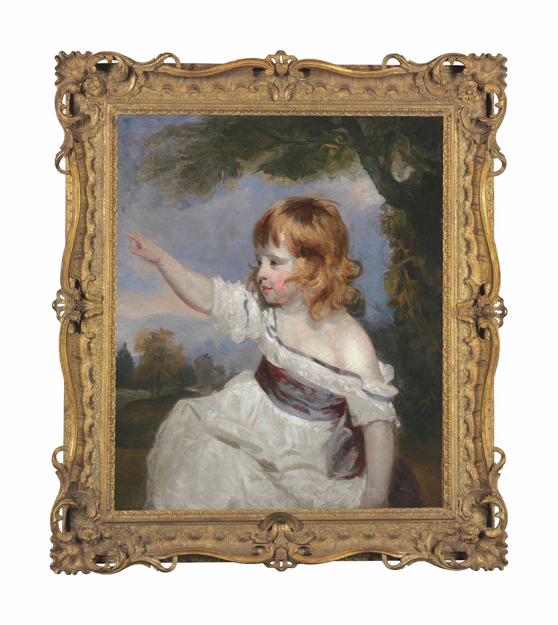 Portrett av Master Hare, eller spedbarn av Joshua Reynolds