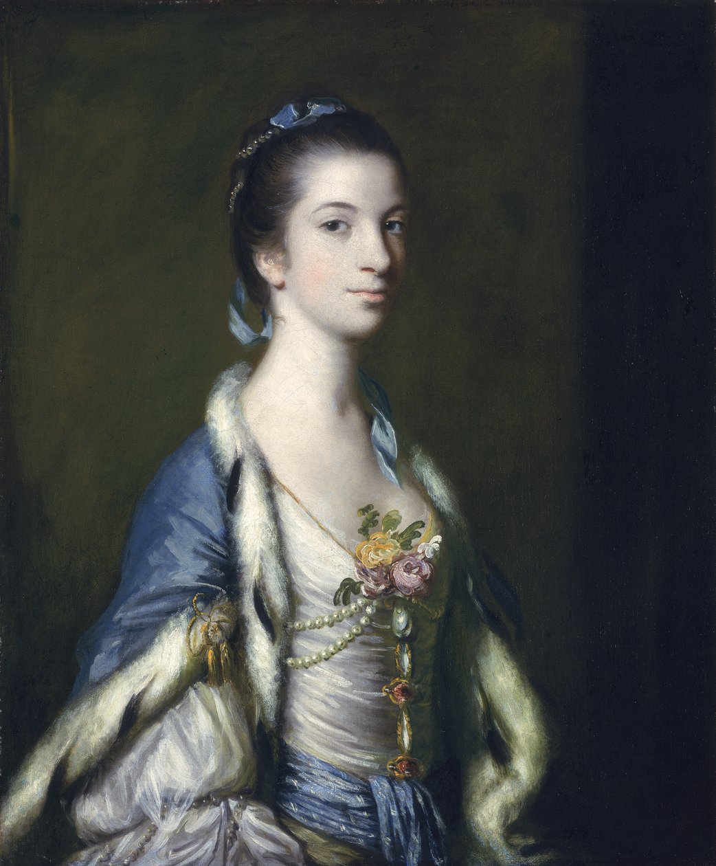 Portrett av en dame, 1758 av Joshua Reynolds