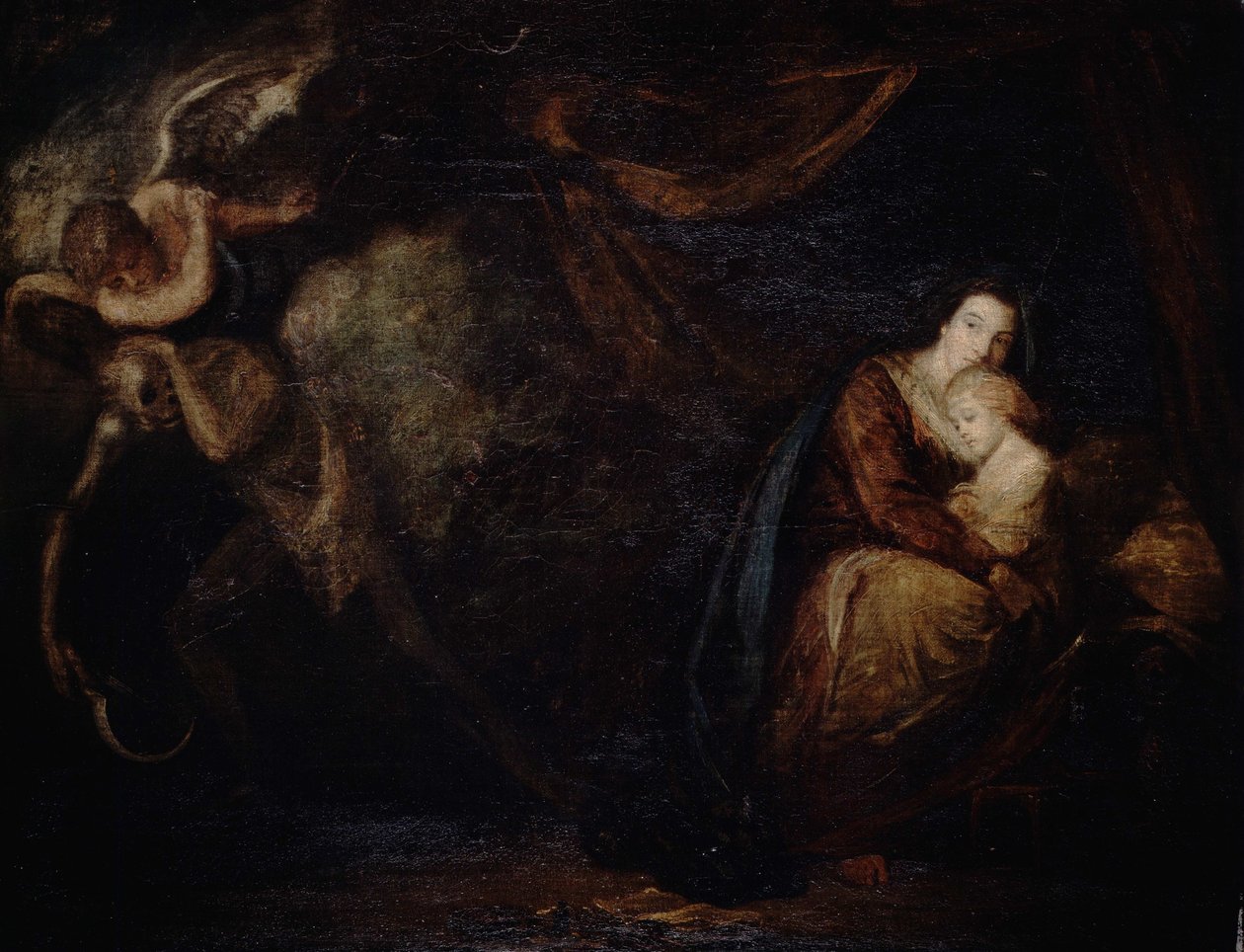 Gjenoppretting fra sykdom, en allegori av Joshua Reynolds