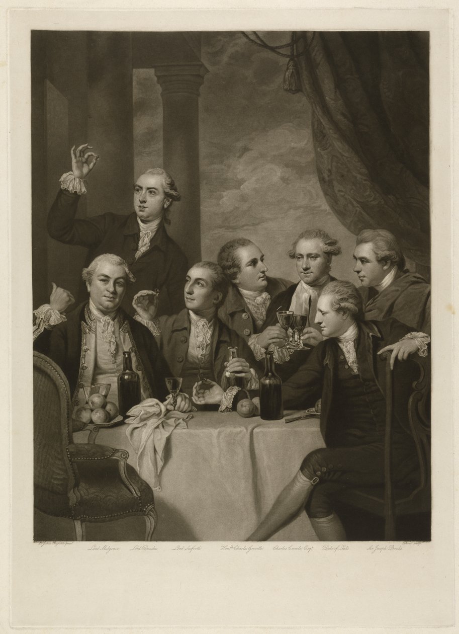 Dilettanti Society, gravert av Charles Turner av Joshua (after) Reynolds