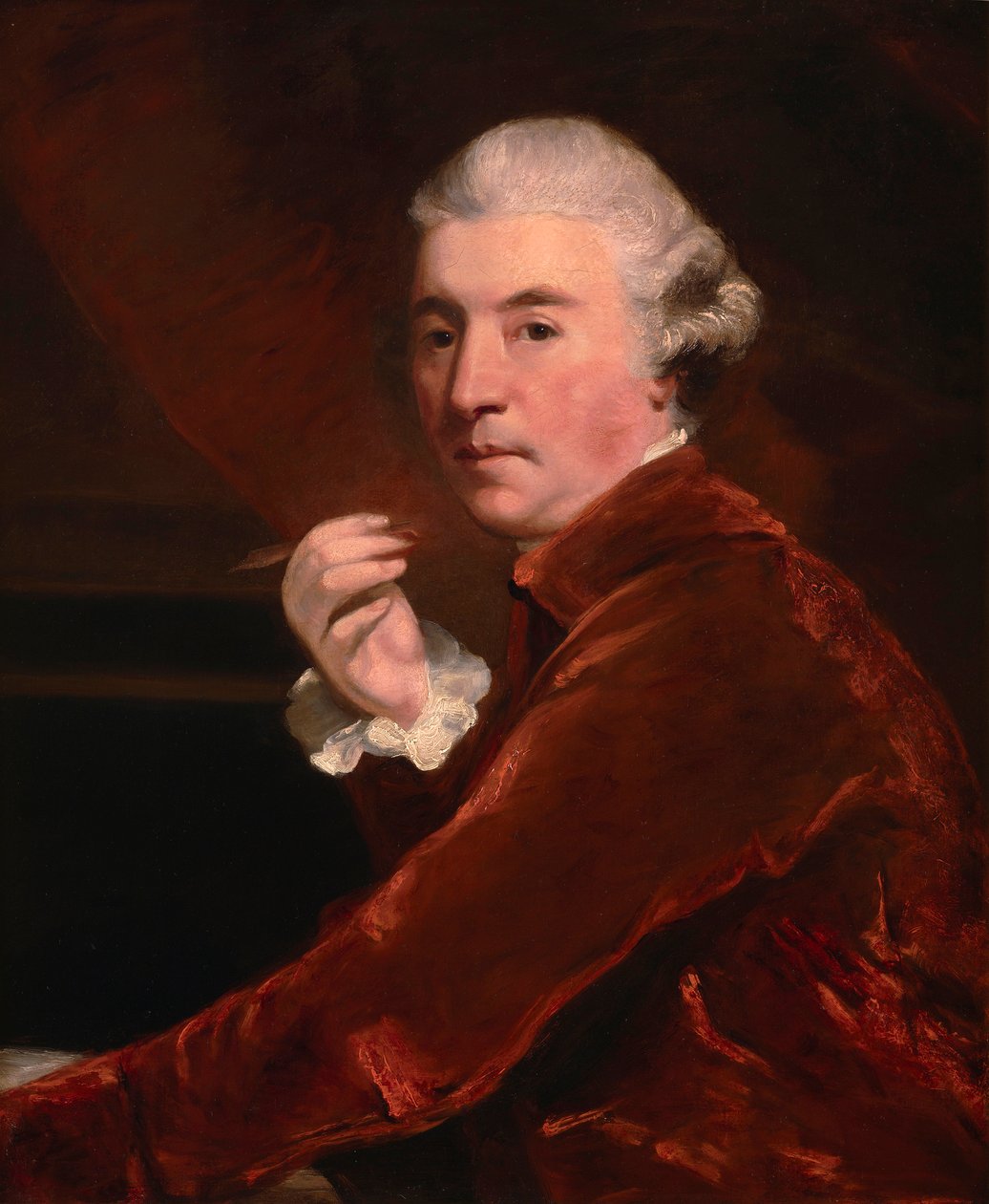Sir William Chambers, ca. 1780 (olje på lerret) av Joshua (studio of) Reynolds