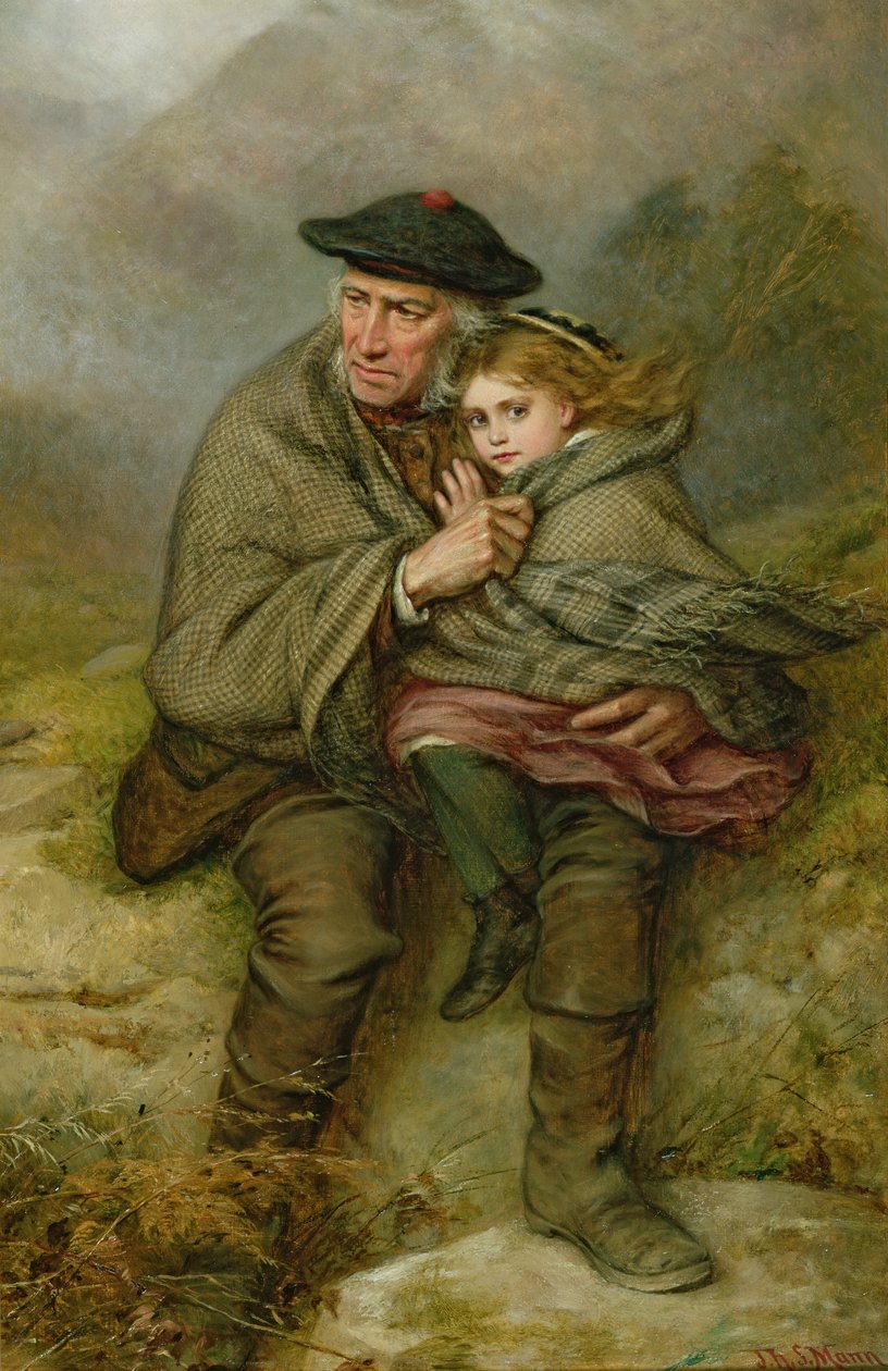 The Cauld Blast, 1876 av Joshua Hargrave Sams Mann