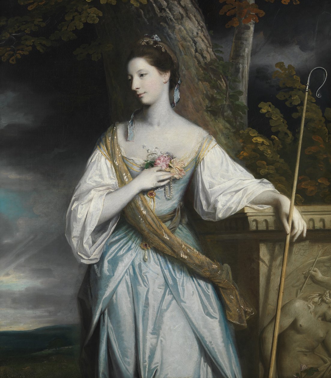 Anne Dashwood 1743-1830, senere grevinne av Galloway, 1764. av Joshua Reynolds