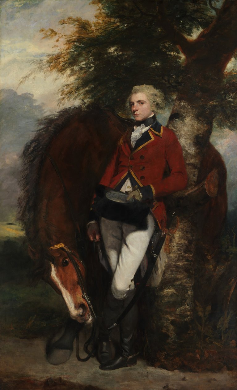 Kaptein George K. H. Coussmaker 1759-1801, 1782. av Joshua Reynolds