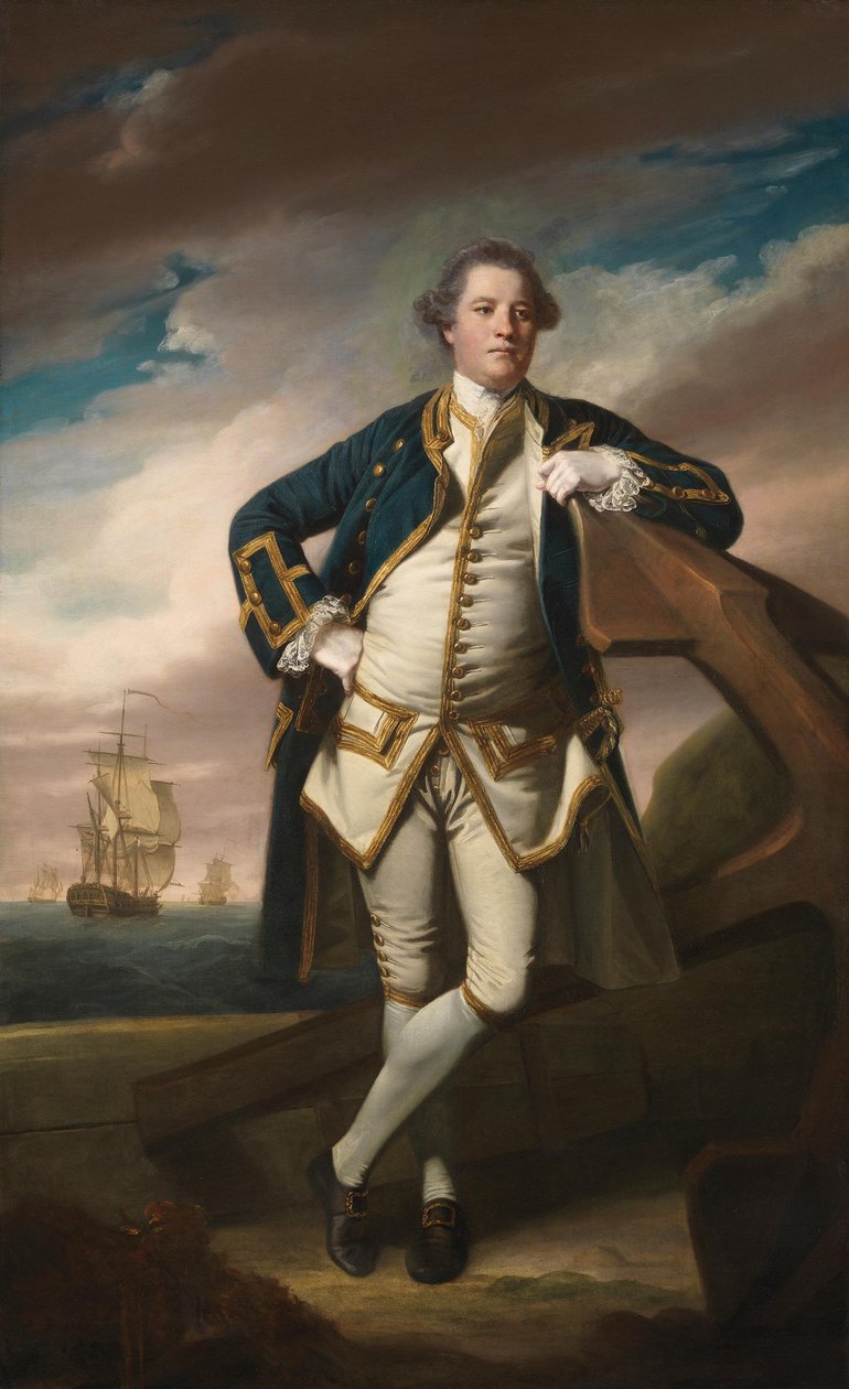 Kaptein Philemon Pownall av Joshua Reynolds