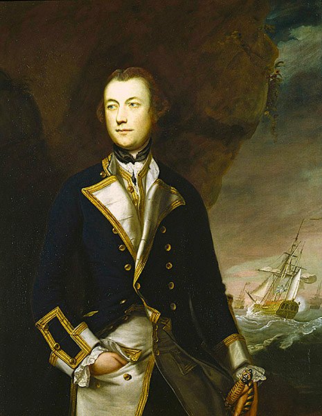 Kaptein Robert Brice (olje på lerret) av Joshua Reynolds