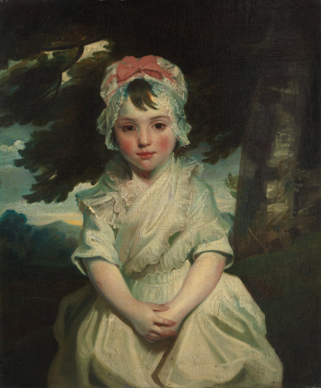 Georgiana Augusta Frederica Elliott 1782-1813, senere Lady Charles Bentinck, 1784. av Joshua Reynolds
