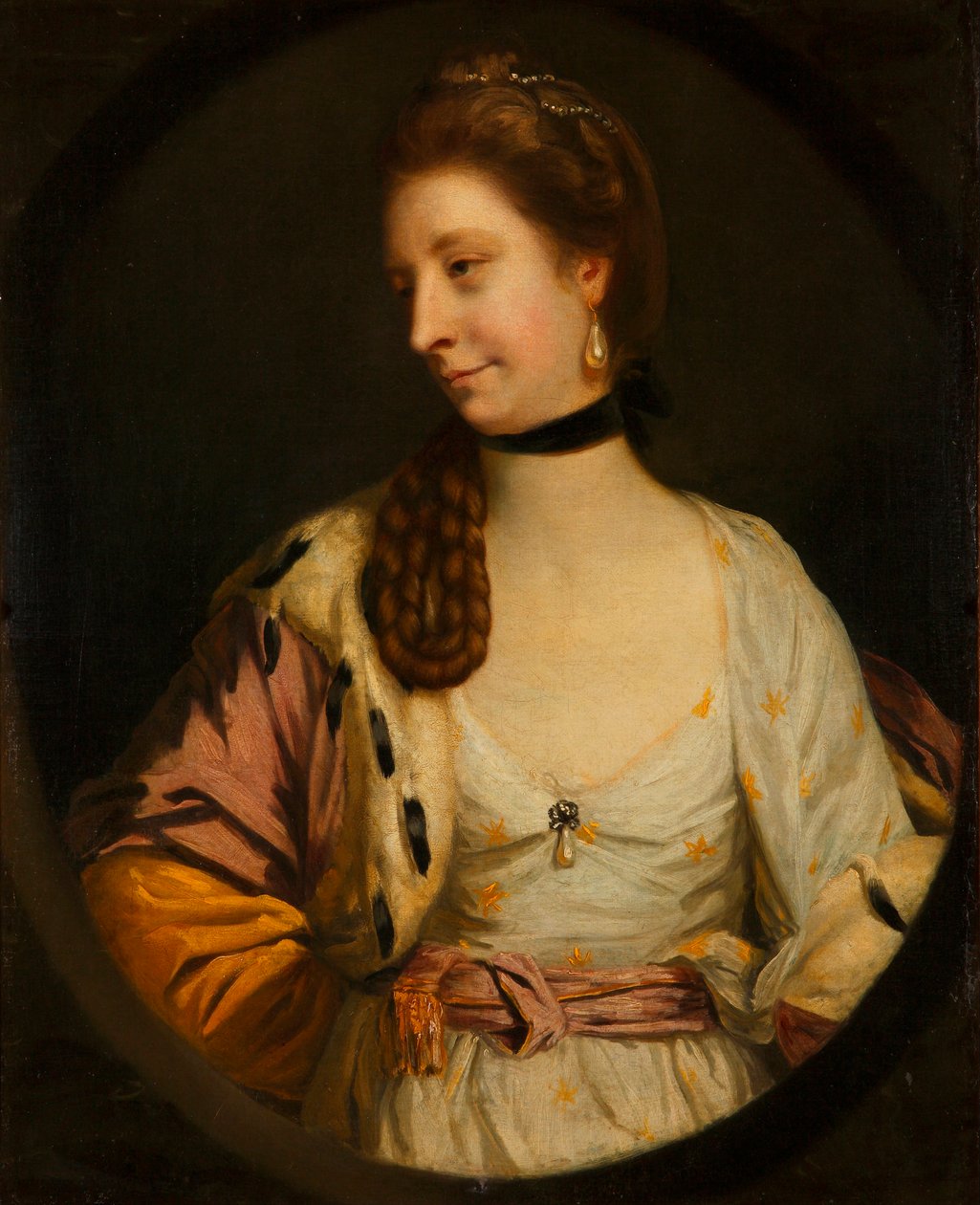 ""Lady Sondes"" Maleri av Sir Joshua Reynolds (1732-1792) - 1764 - Olje på lerret Dim 76,4x60,3 cm Museo Lazaro Galdiano, Madrid av Joshua Reynolds