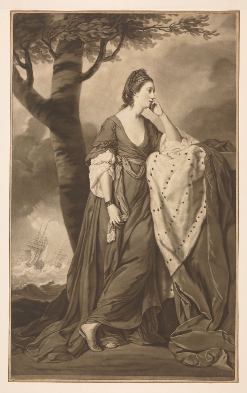 Mary Bertie, hertuginne av Ancaster og Kesteven av Joshua Reynolds