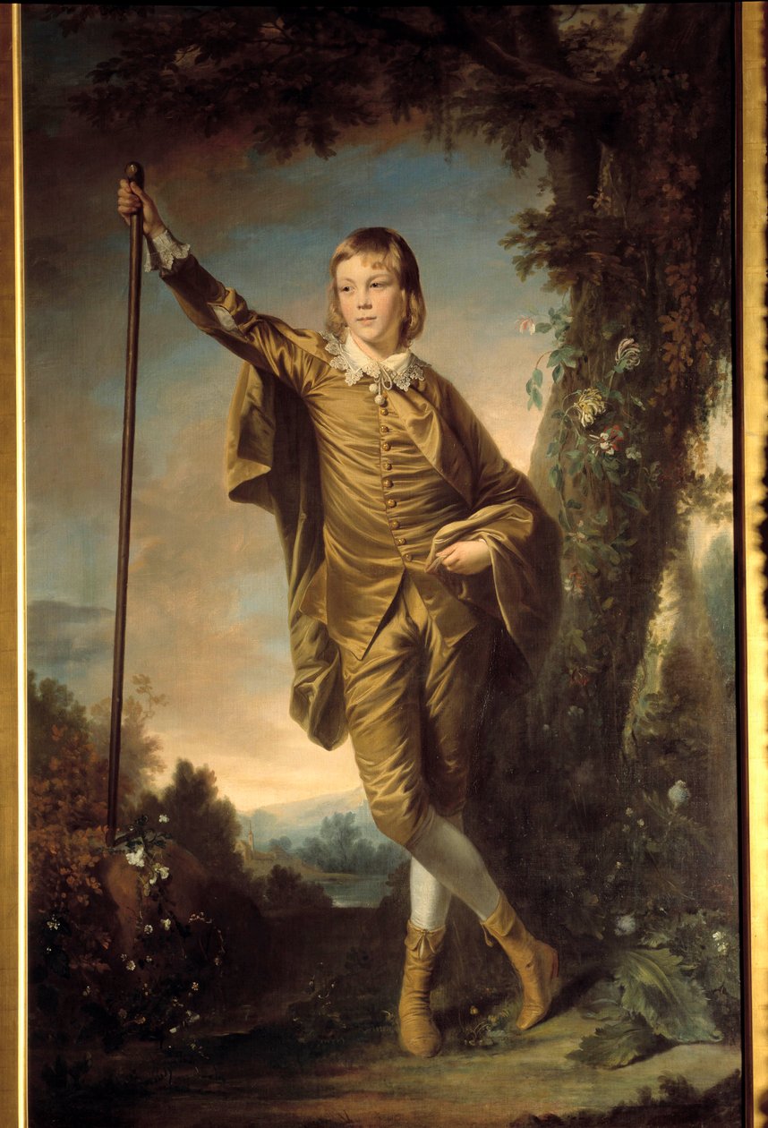 Portrett i full lengde av Thomas Lister-maleri av Joshua Reynolds (1723-1792). 1764. av Joshua Reynolds