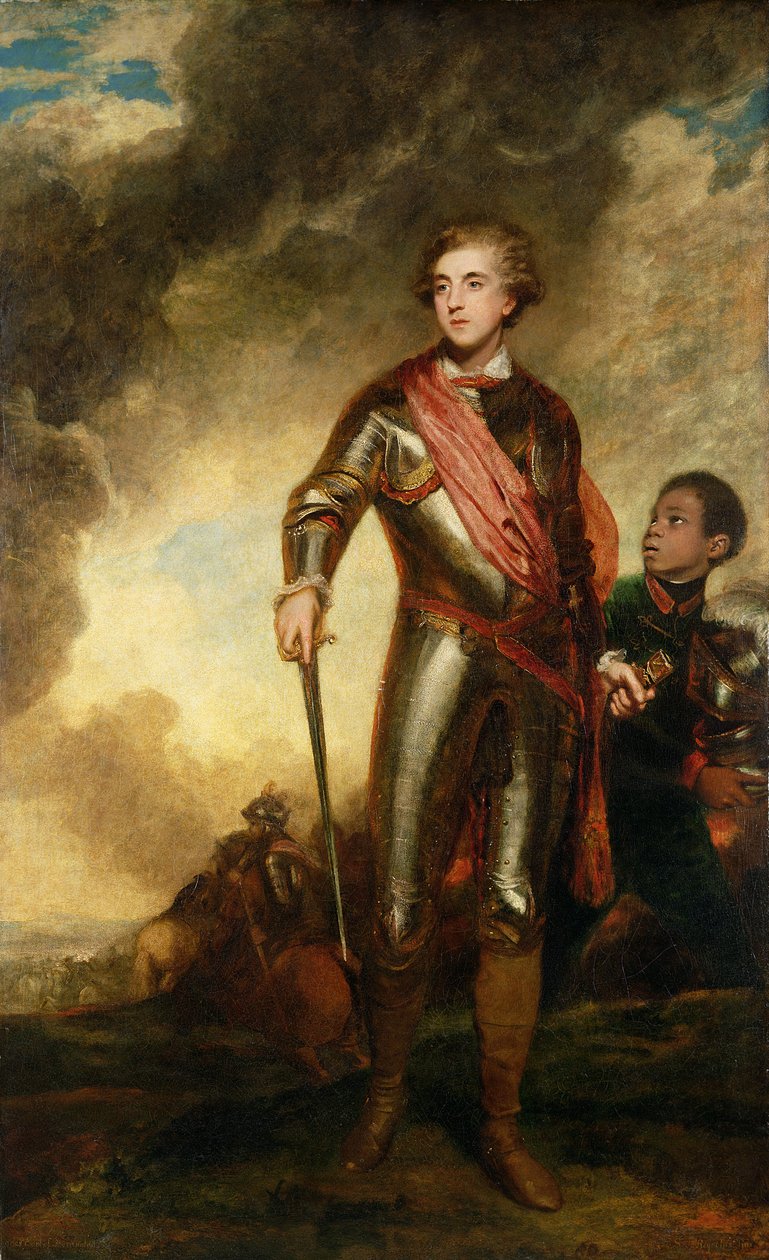 Portrett av Charles Stanhope, 3. jarl av Harrington (1753-1816) 1782 (olje på lerret) av Joshua Reynolds