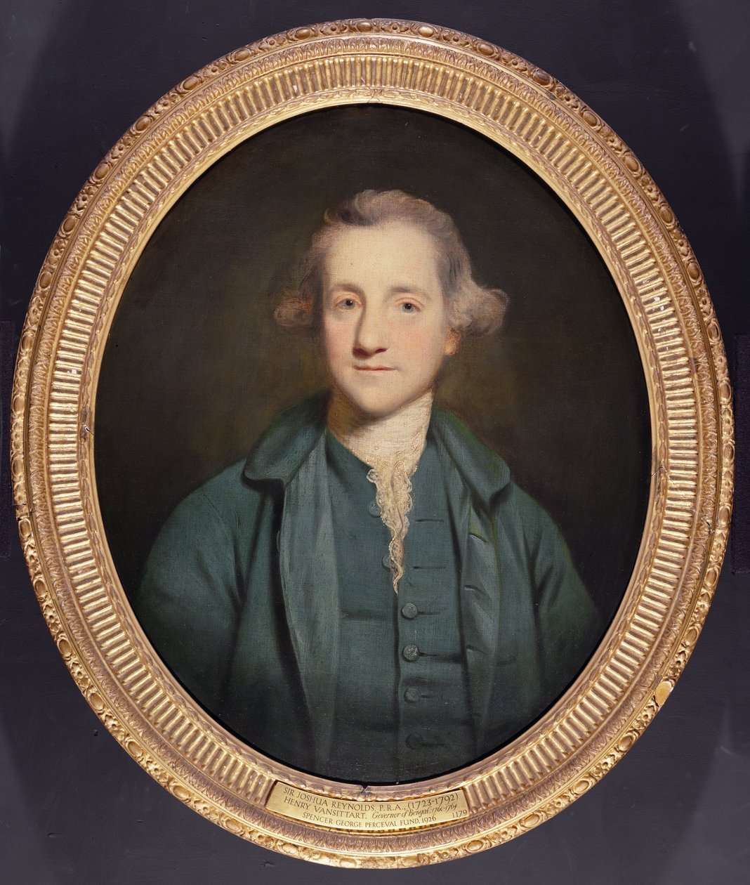 Portrett av Henry Vansittart, guvernør i Bengal, ca. 1751-54 av Joshua Reynolds