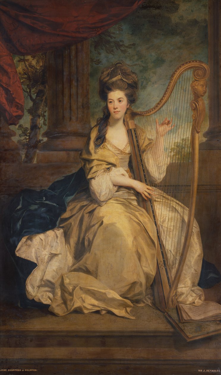 Portrett av Jane Lindsay, grevinne av Eglinton av Joshua Reynolds