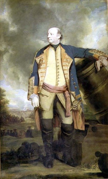 Portrett av John, markis av Granby i uniformen til oberst av Royal Regiment of Horse Guards, ca. 1770 av Joshua Reynolds