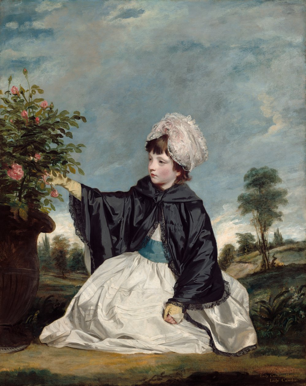 Portrett av Lady Caroline Howard av Joshua Reynolds