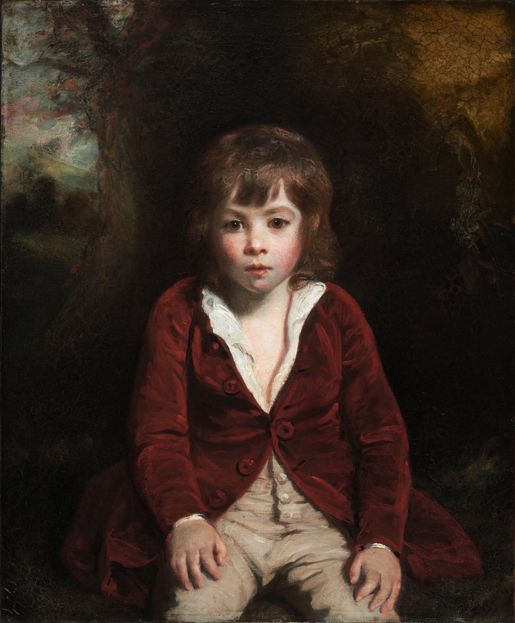 Portrett av den unge Bunbury av Joshua Reynolds
