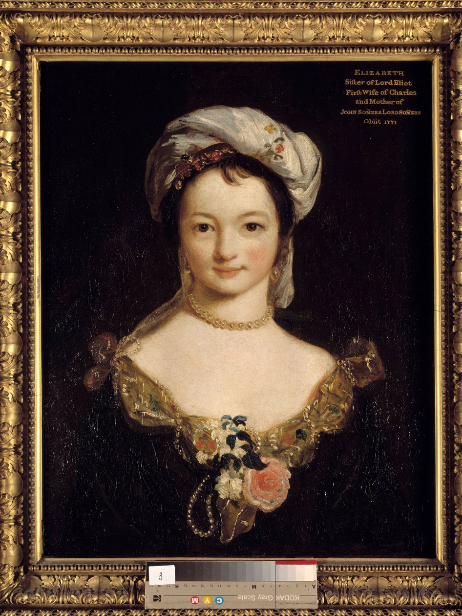 Portrett av frøken Elisabeth Eliot, maleri av Joshua Reynolds (1723-1792) av Joshua Reynolds