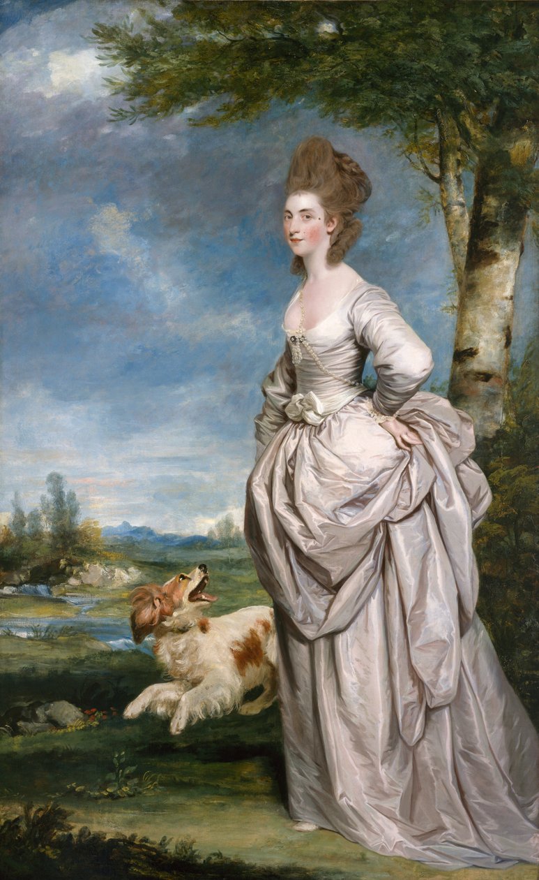 Portrett av fru Elisha Matthew. 1777 av Joshua Reynolds