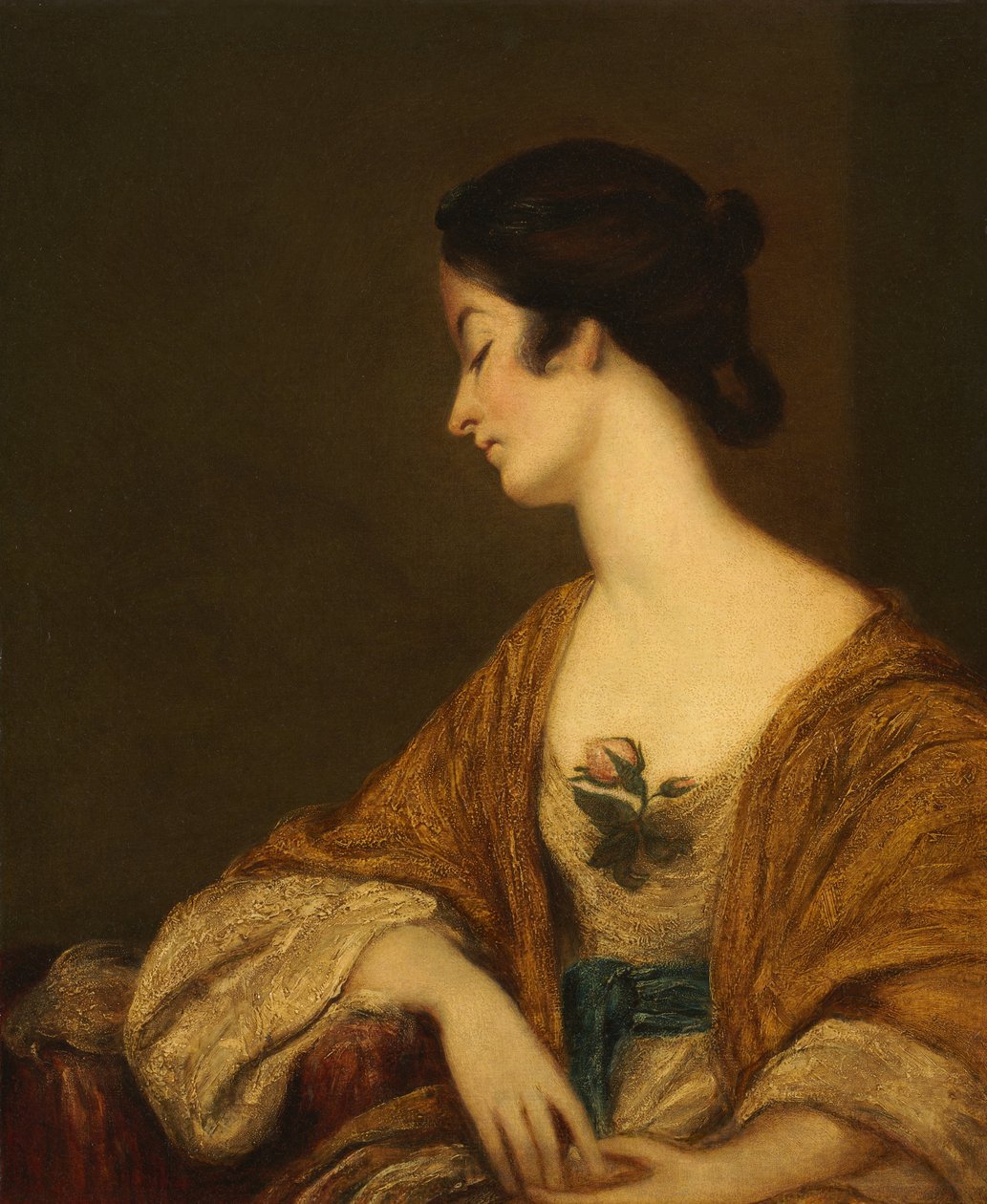 Portrett av Mrs. George Collier, 1700-tallet. av Joshua Reynolds