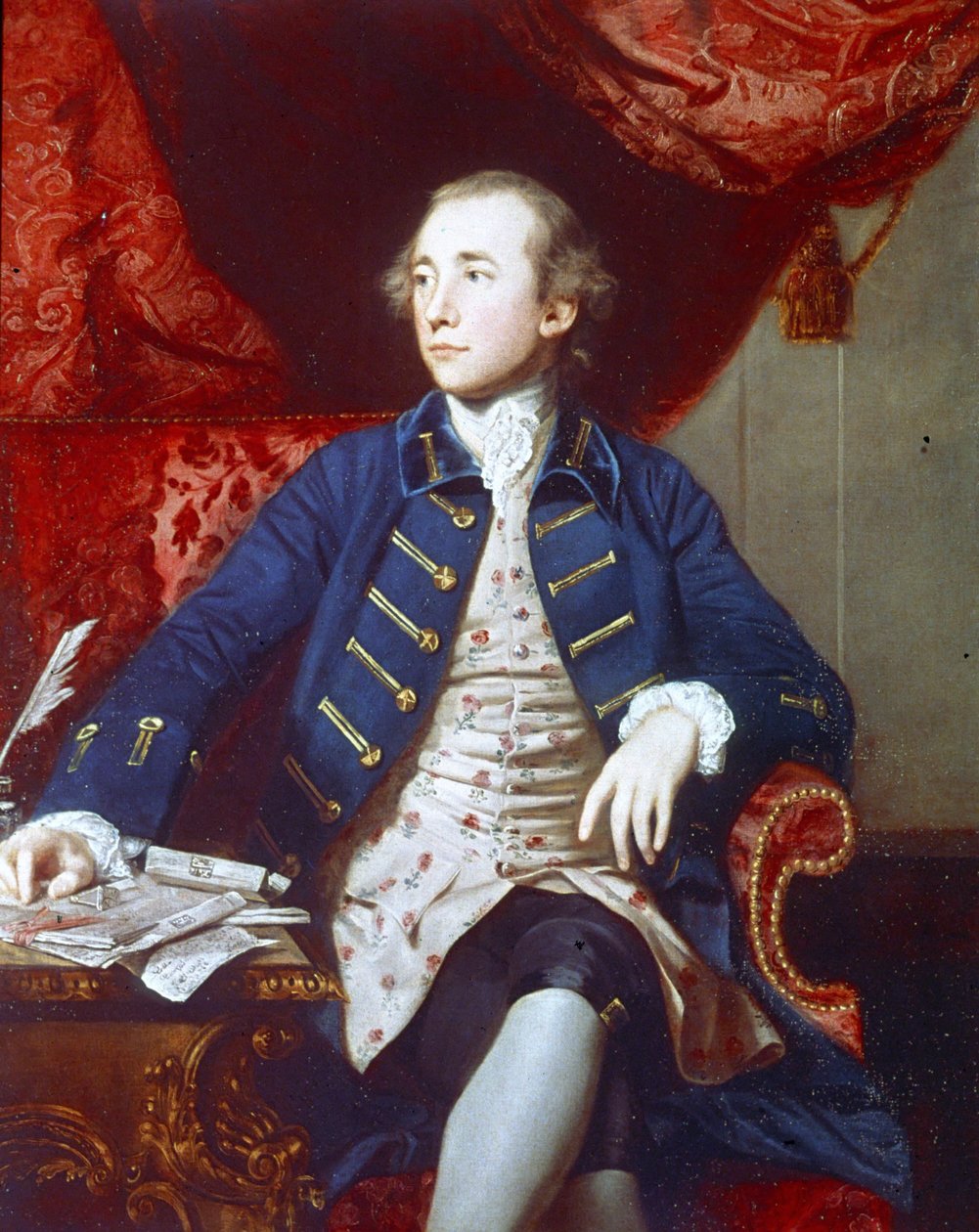 Portrett av Warren Hastings (1732 - 1818). Maleri av Joshua Reynolds. 1766 - 1768. London, National Portrait Gallery. av Joshua Reynolds