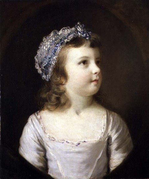 Portrett av en jente av Joshua Reynolds