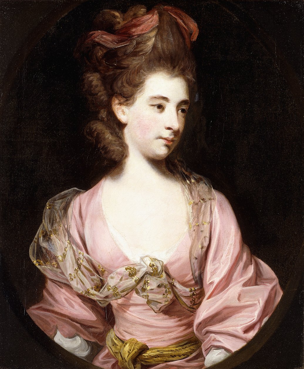 Portrett av en dame, sies å være fru, av Joshua Reynolds