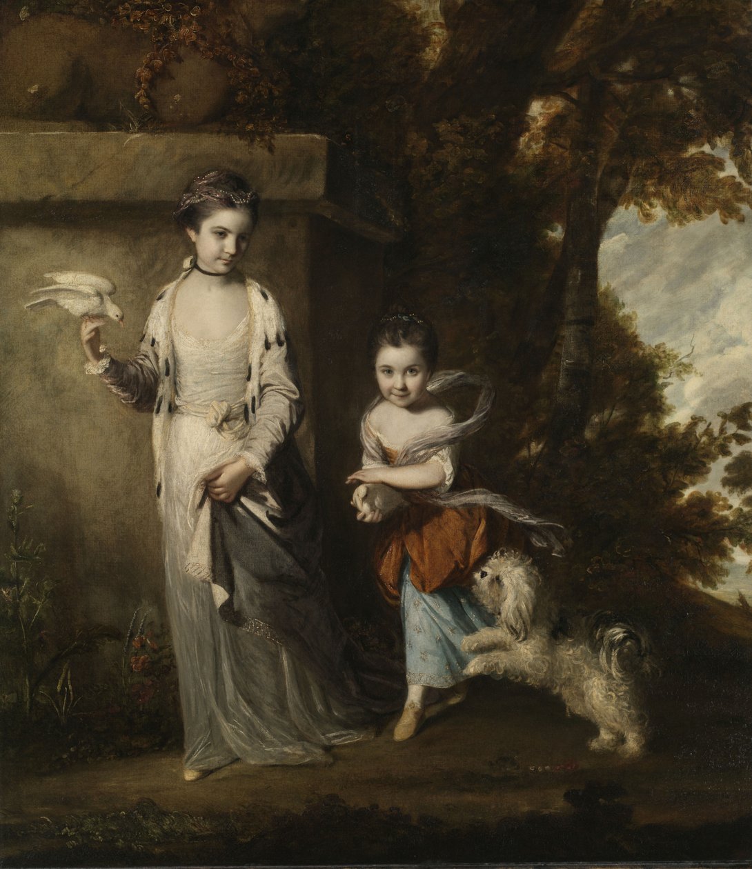 Portrett av damene Amabel og Mary Jemima Yorke, ca. 1761 av Joshua Reynolds