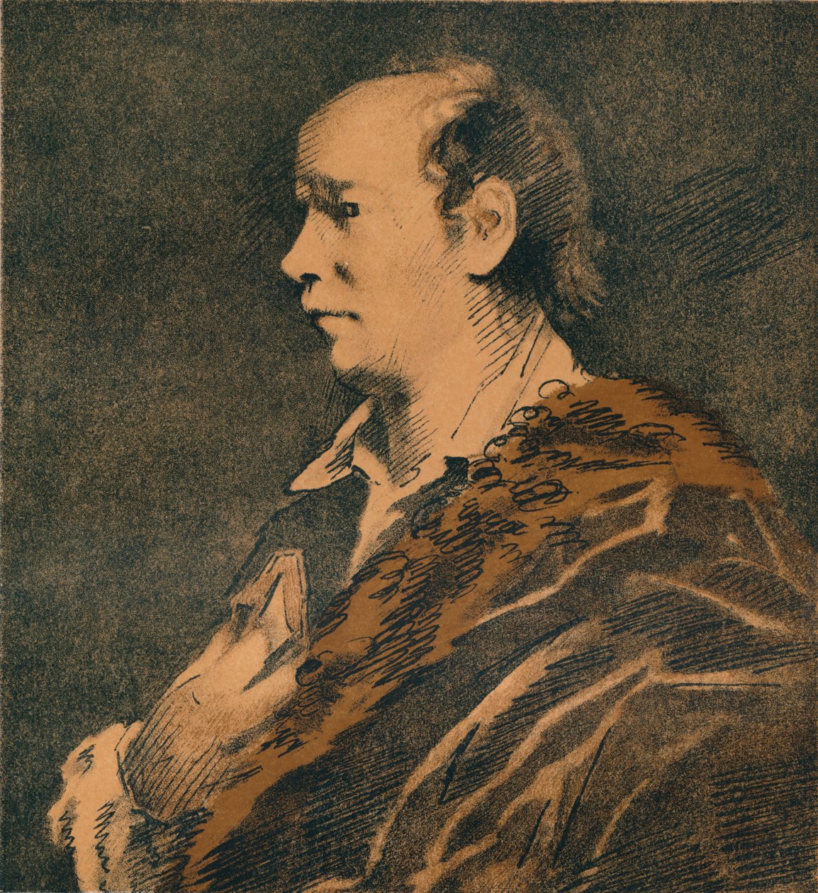 Skisse av Oliver Goldsmith, av Sir Joshua Reynolds, 1769-70, 1906 av Joshua Reynolds
