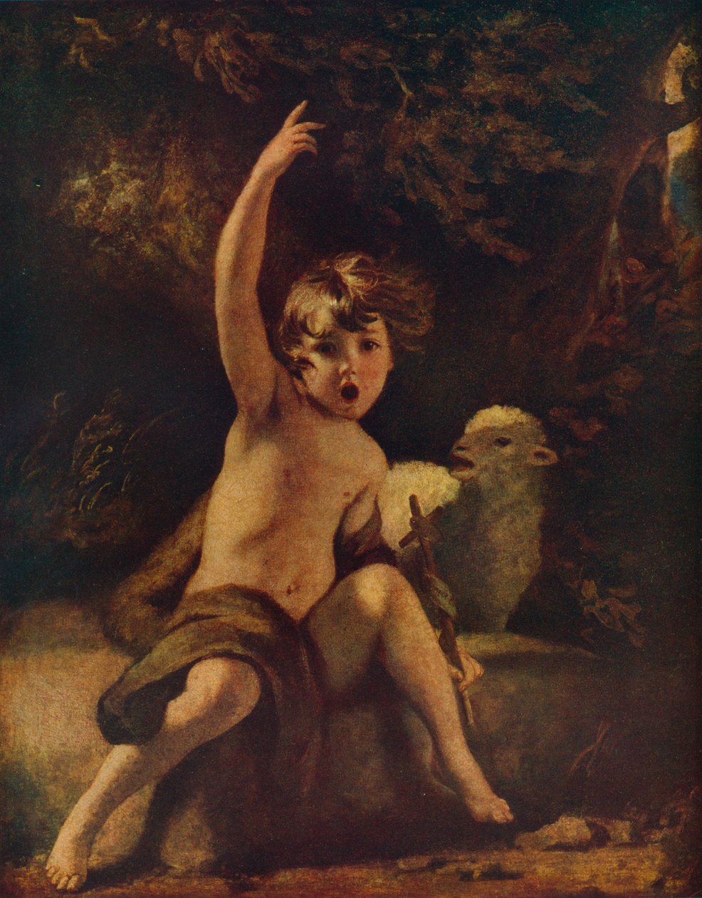 St. John in the Wilderness, c1776 av Joshua Reynolds