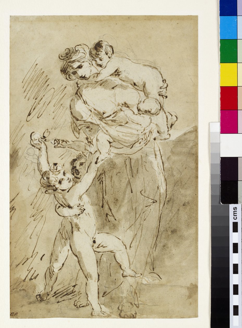 Studie av veldedighet av Joshua Reynolds