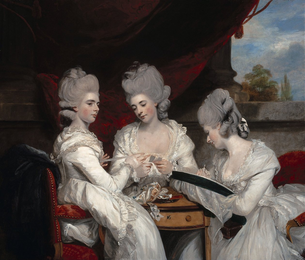 Frøknene Waldegrave av Joshua Reynolds