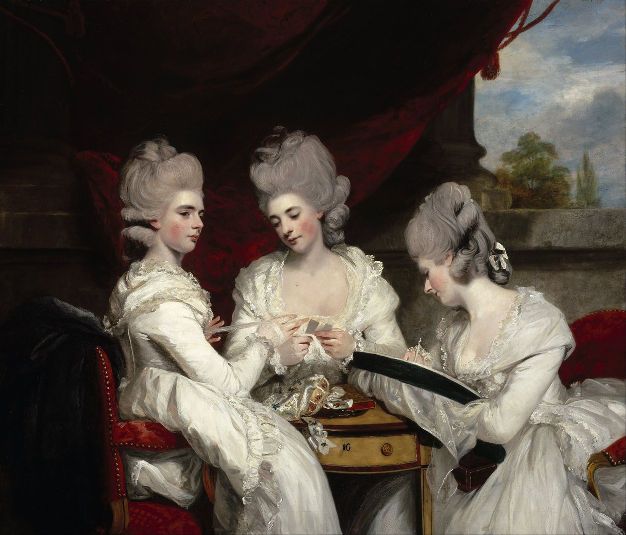 Damene Waldegrave, 1780 av Joshua Reynolds