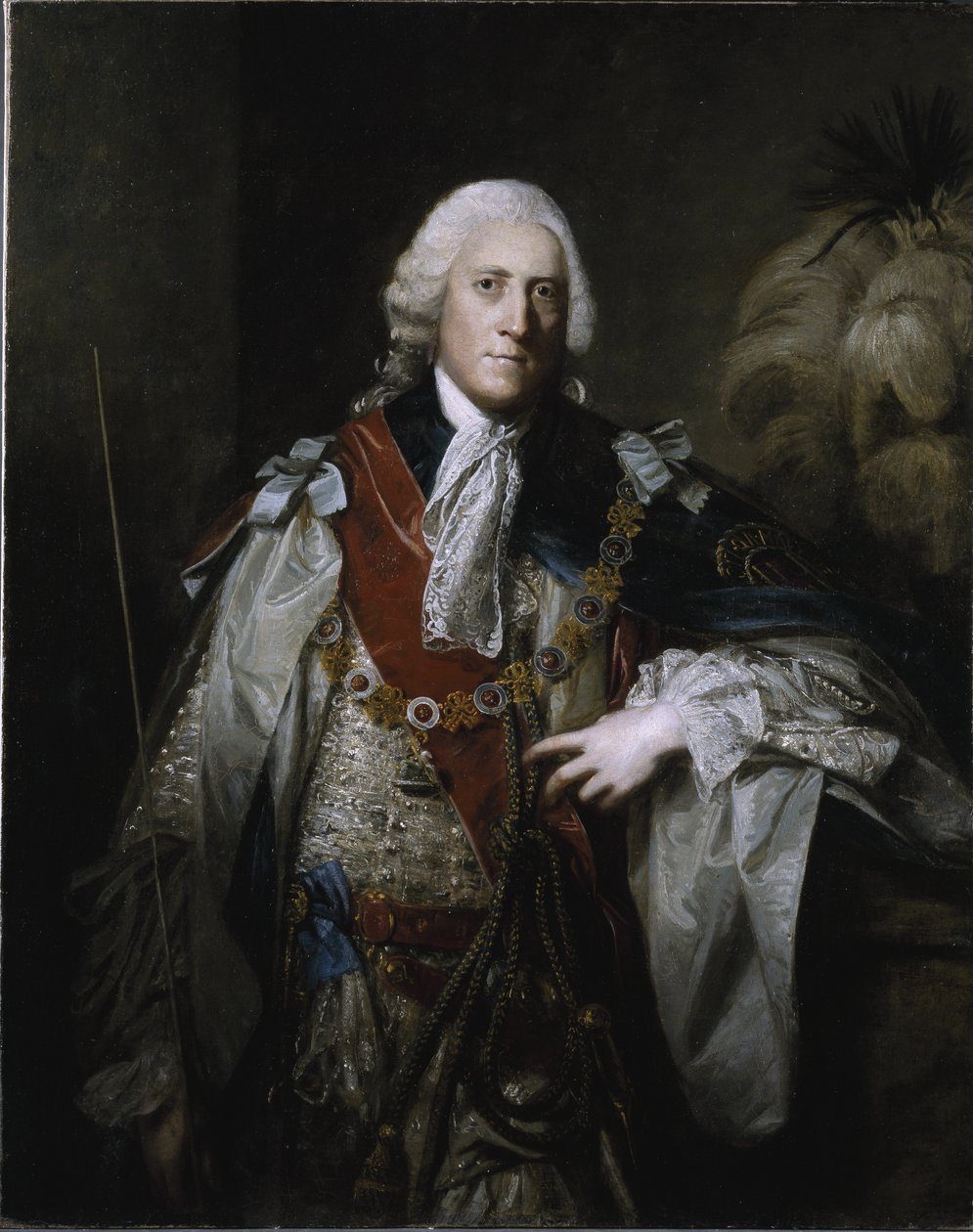 William Cavendish, 4. hertug av Devonshire (olje på lerret) av Joshua Reynolds