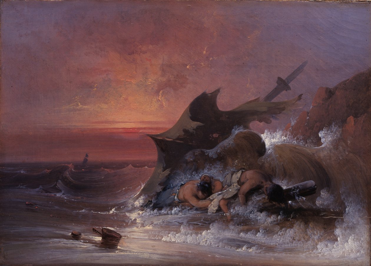 Etter stormen, 1800-tallet av Joshua H. Shaw