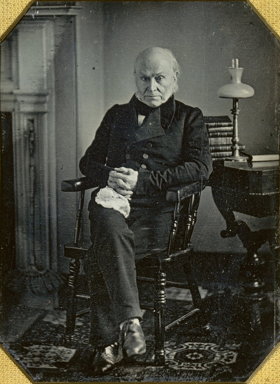 John Quincy Adams, ca. 1850. Skapere: Josiah Johnson Hawes, Albert Sands Southworth. av Josiah Johnson Hawes, Albert Sands Southworth