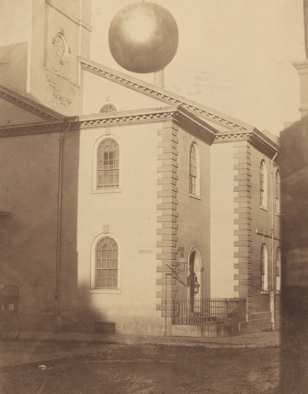 Brattle Square kirke av Josiah Johnson Hawes