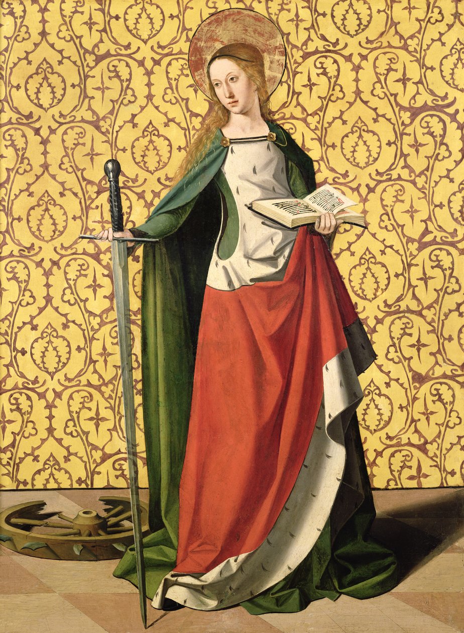 St. Katarina av Alexandria av Josse Lieferinxe