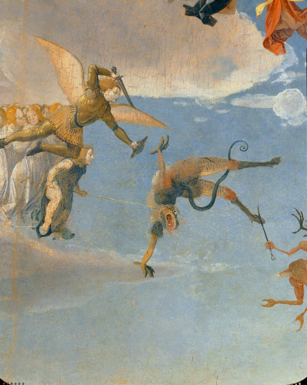 Golgata, detalj av Josse (fl.1493-1508) Lieferinxe