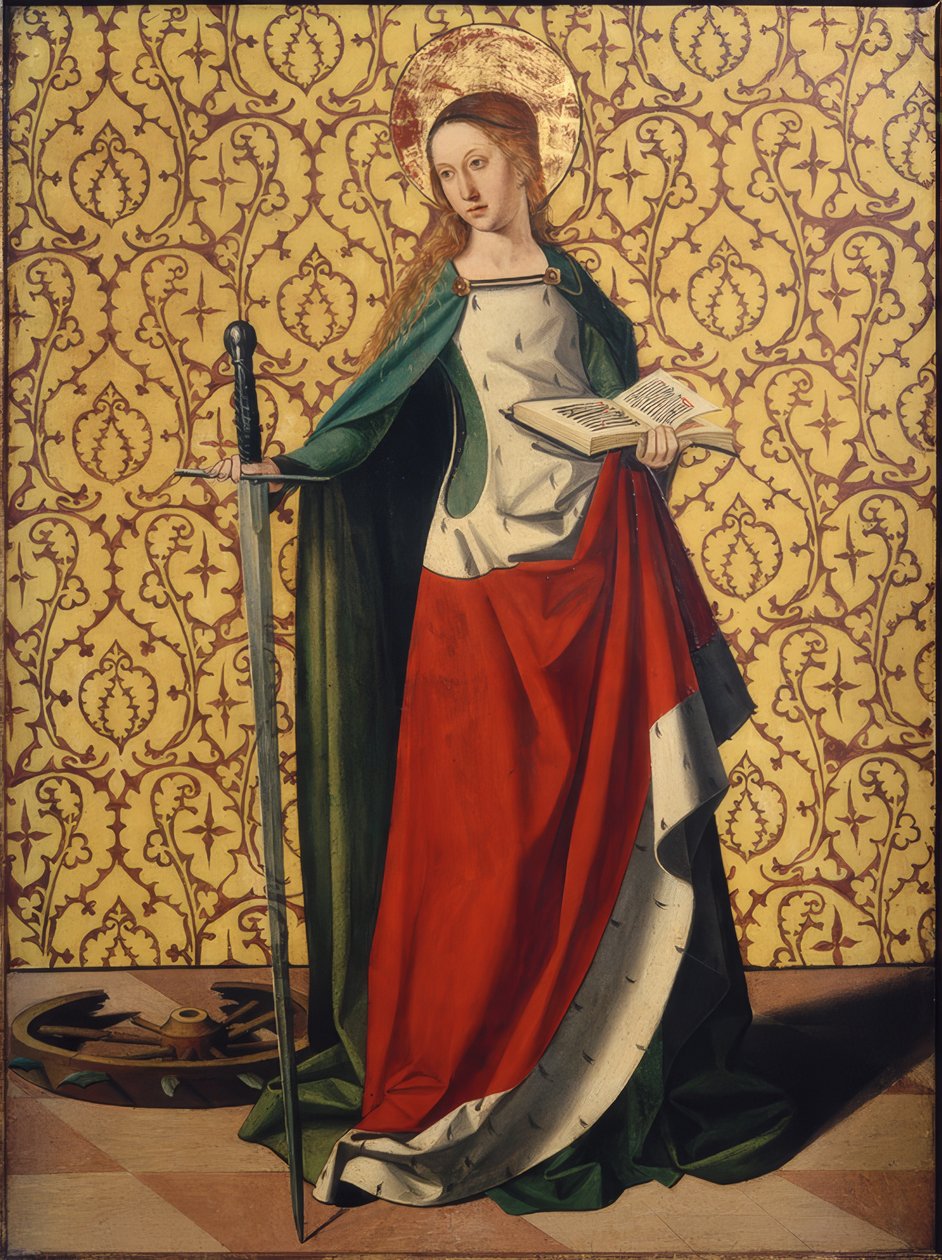 Saint Catherine av Josse Lieferinxe