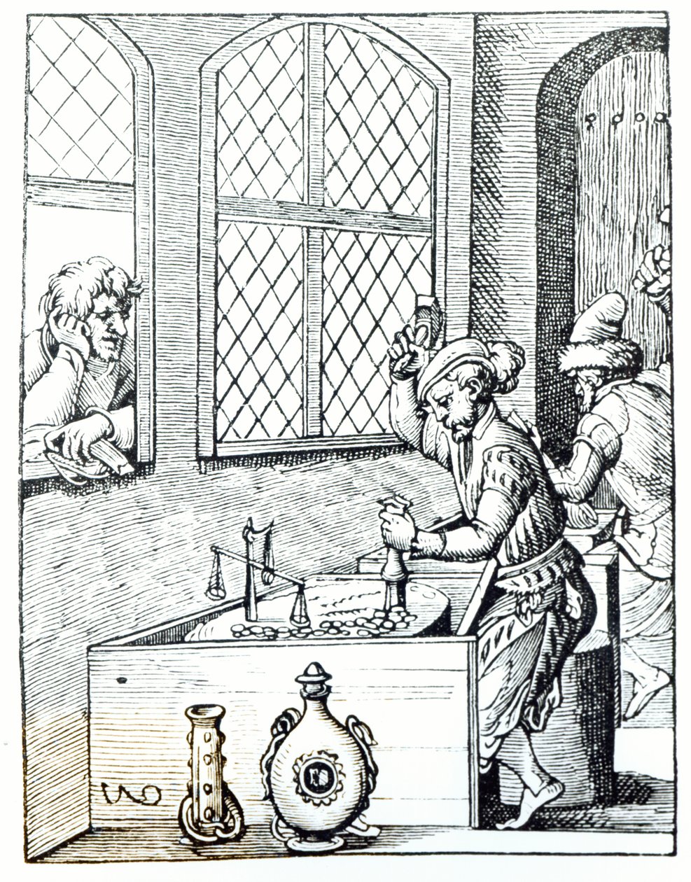 Myntoffiser, illustrasjon fra 