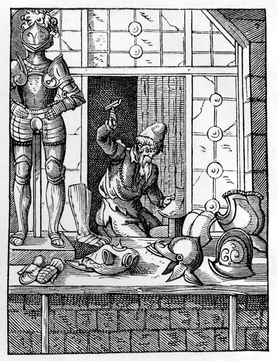 Armourer, c1559-1591 av Jost Amman