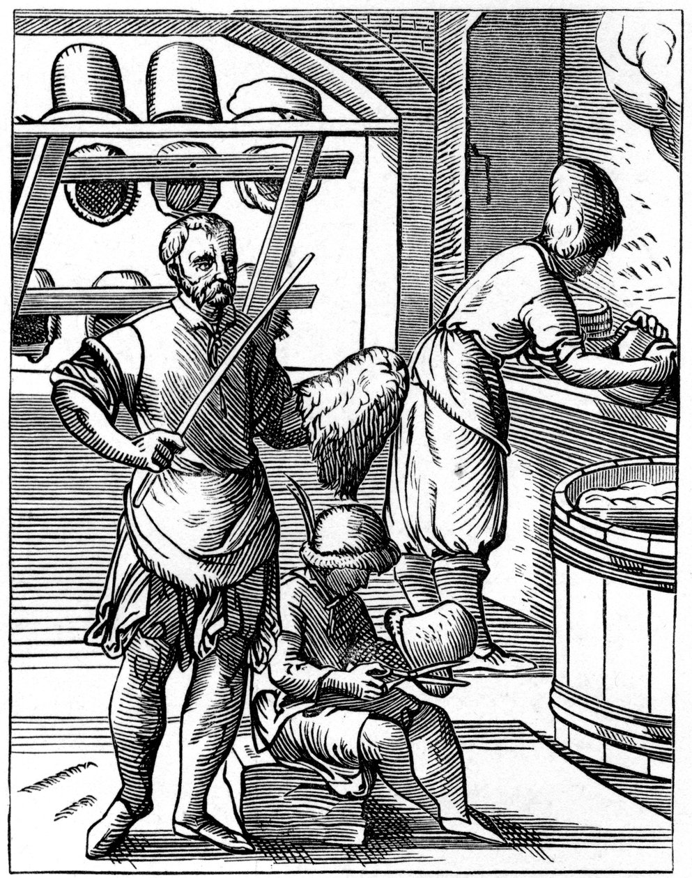 Hattemaker, 1500-tallet 1849. av Jost Amman